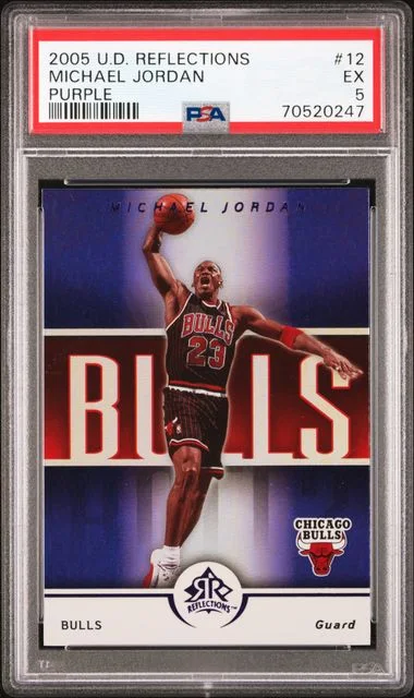2005-06 Upper Deck Michael Jordan Reflections Purple #12 card image