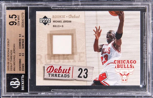 2005-06 Upper Deck Michael Jordan Game-Used Debut Threads #DT-MJ card image
