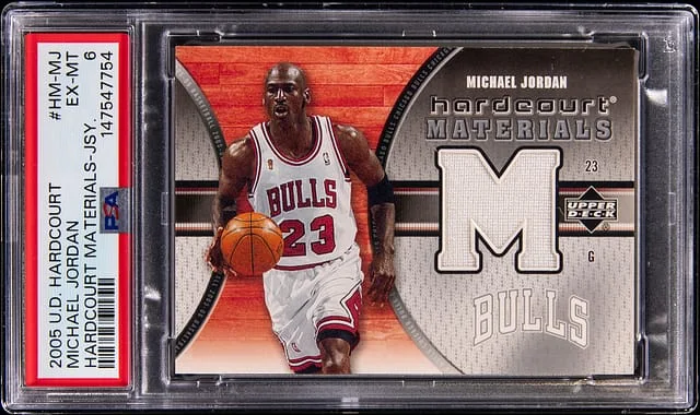 2005-06 Upper Deck Michael Jordan Harcourt Materials Jersey #HM-MJ card image