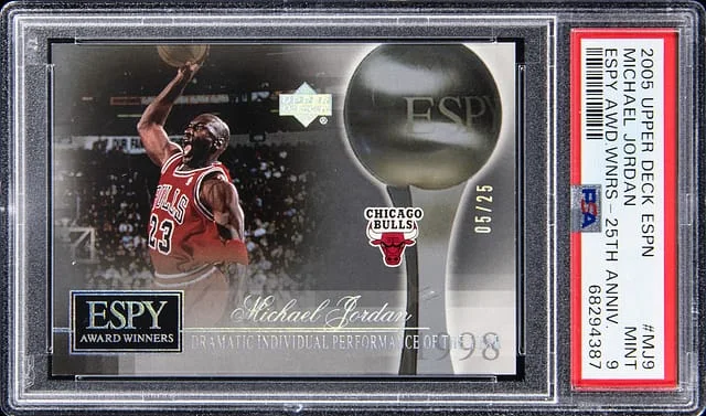 2005-06 Upper Deck Michael Jordan Espn Espy Award Winners 25th Anniversary #MJ-9 card image
