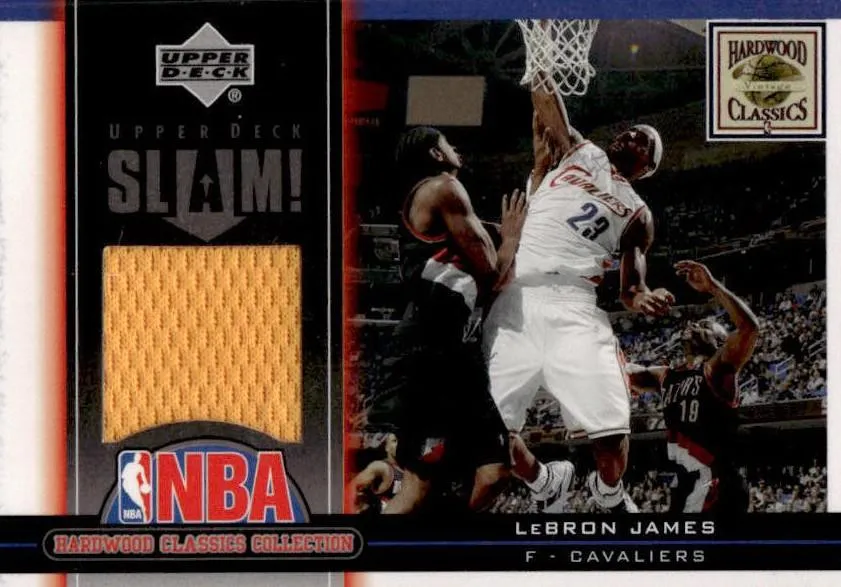 2005-06 Upper Deck Slam Lebron James Target Jerseys #HC32 card image