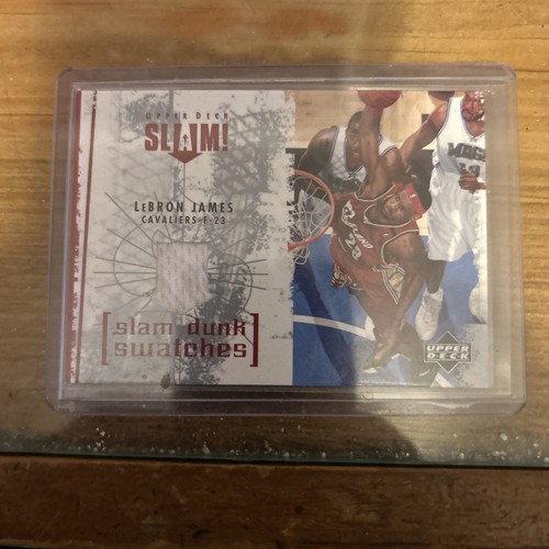 2005-06 Upper Deck Slam Lebron James Slam Dunk Swatches #SL-LJ card image