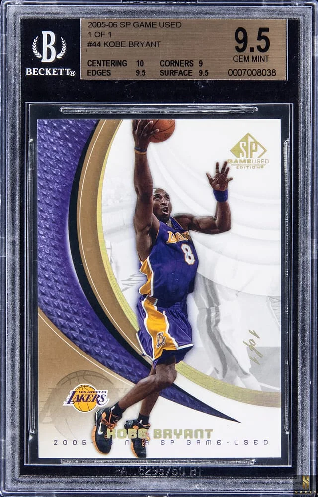 2005-06 Upper Deck SP Game Used Kobe Bryant 1 of 1 #44 card image
