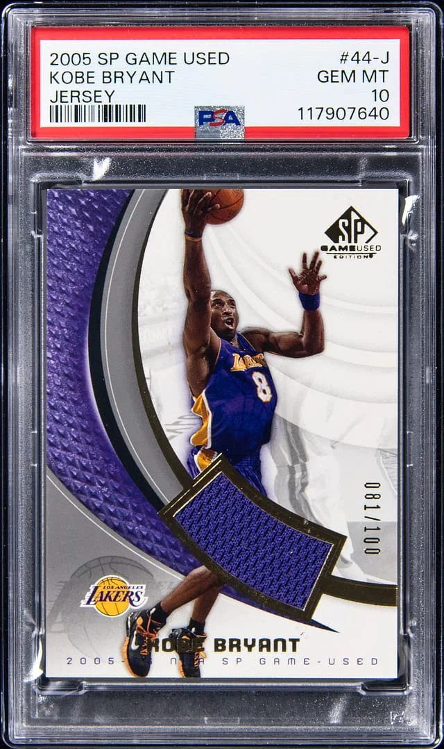 2005-06 Upper Deck SP Game Used Kobe Bryant Game-Used Jersey #44-J card image