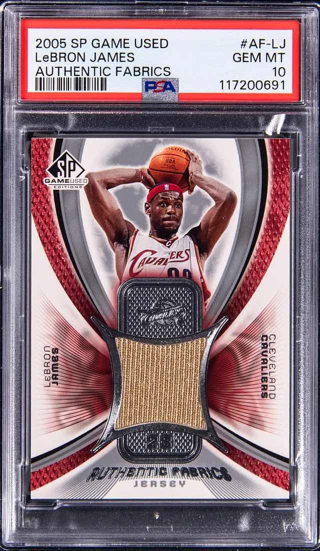 2005-06 Upper Deck SP Game Used LeBron James Game-Used Authentic Fabrics #AF-LJ card image