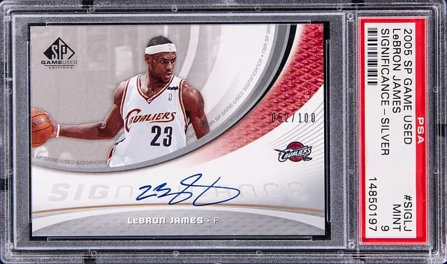 2005-06 Upper Deck SP Game Used LeBron James Significance #SIG-LJ card image