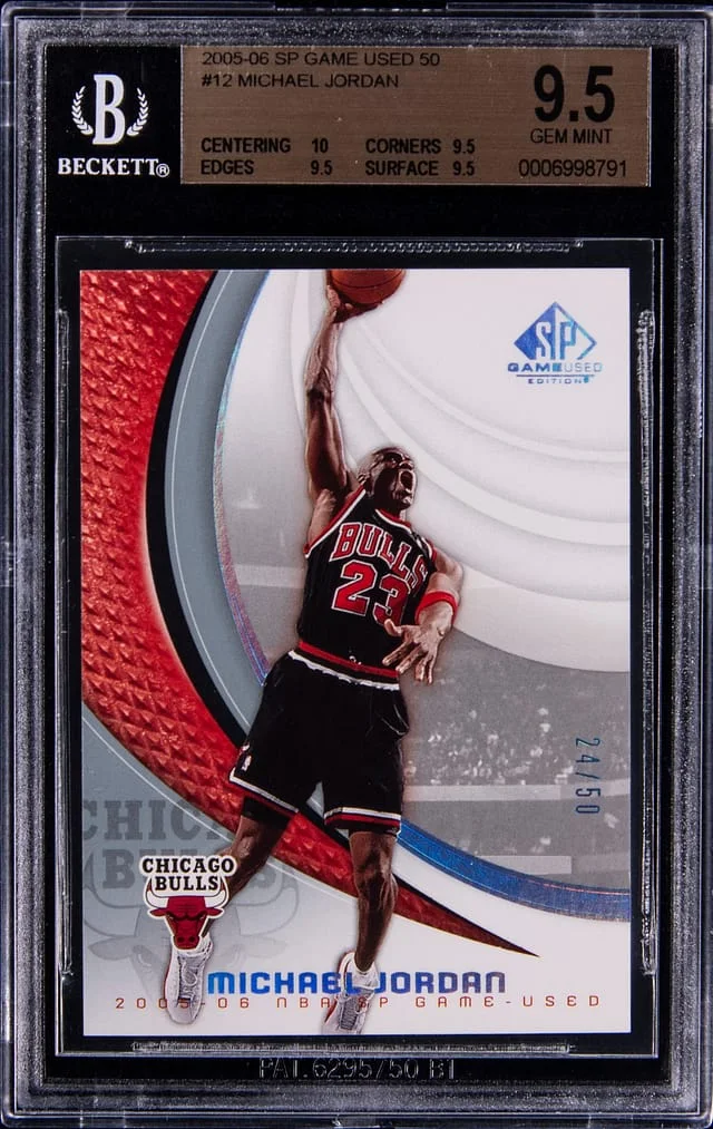 2005-06 Upper Deck SP Game Used Michael Jordan #12 card image