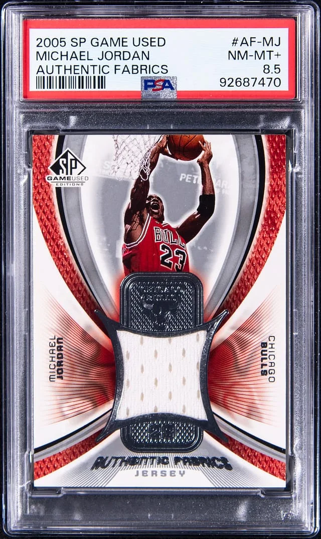 2005-06 Upper Deck SP Game Used Michael Jordan Authentic Fabrics #AF-MJ card image
