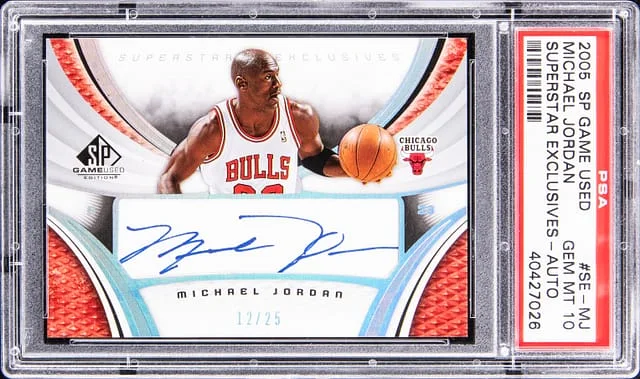 2005-06 Upper Deck SP Game Used Michael Jordan Superstar Exclusives Autographs #SE-MJ card image