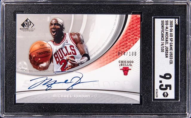 2005-06 Upper Deck SP Game Used Michael Jordan Significance Silver #SIG-MJ card image