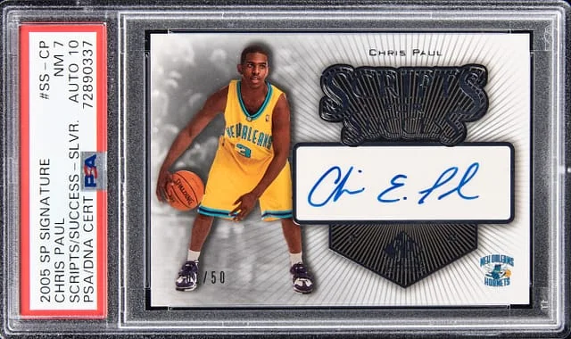 2005-06 Upper Deck SP Signature Edition Chris Paul Scripts For Success Silver #SS-CP card image