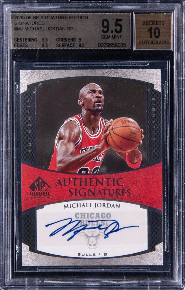 2005-06 Upper Deck SP Signature Edition Michael Jordan Signatures SP #MJ card image