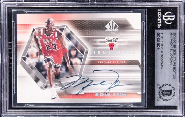 2005-06 Upper Deck SP Signature Edition Michael Jordan #SP-MJ card image
