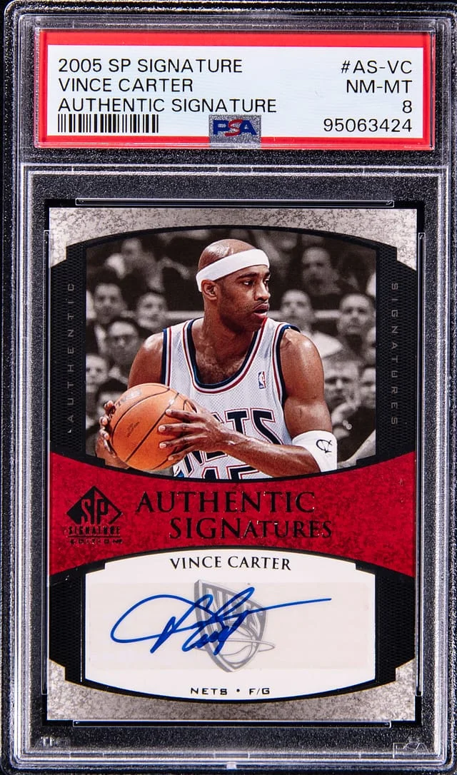 2005-06 Upper Deck SP Signature Edition Vince Carter Authentic Signature #AS-VC card image