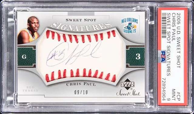 2005-06 Upper Deck Sweet Shot Chris Paul Sweet Spot Signatures #SSS-CP card image