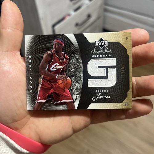 2005-06 Upper Deck Sweet Shot Lebron James Sweet Swatches #SW-LJ card image