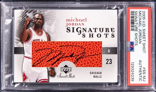 2005-06 Upper Deck Sweet Shot Michael Jordan Signature Shots #SS-MJ card image