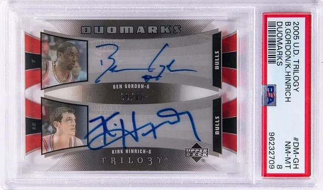 2005-06 Upper Deck Trilogy Ben Gordon/Kirk Hinrich Duomarks #DM-GH card image