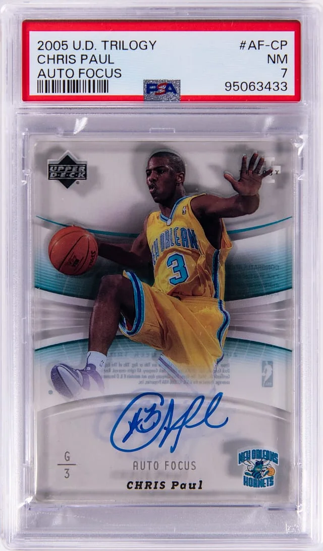 2005-06 Upper Deck Trilogy Chris Paul Auto Focus #AF-CP card image