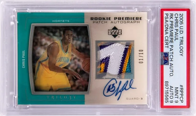 2005-06 Upper Deck Trilogy Chris Paul Premiere Patch Autograph #RPP-CP card image