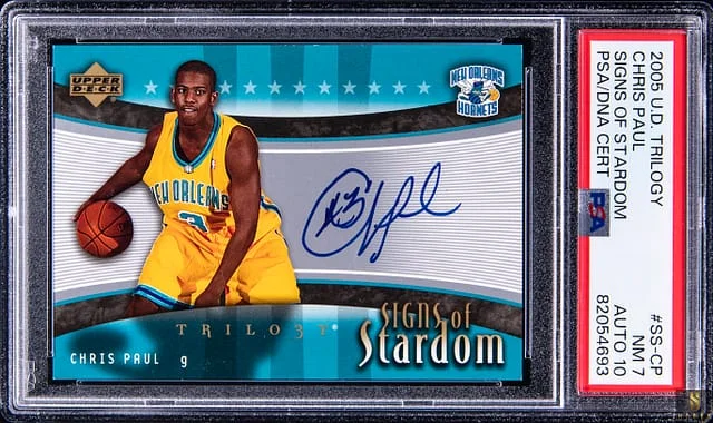 2005-06 Upper Deck Trilogy Chris Paul Signs of Stardom #SS-CP card image