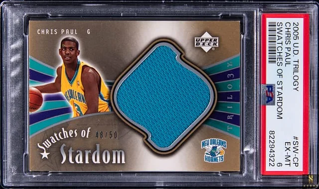 2005-06 Upper Deck Trilogy Chris Paul Swatches of Stardom #SW-CP card image