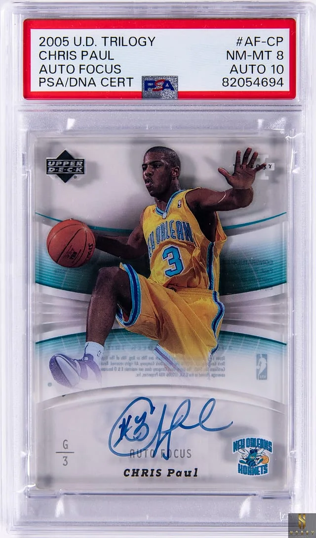 2005-06 Upper Deck Trilogy Chris Pauled Auto Focus #AF-CP card image