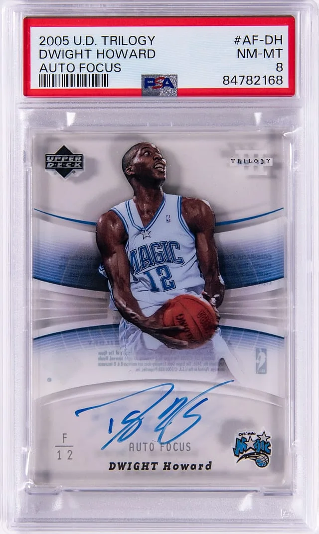 2005-06 Upper Deck Trilogy Dwight Howard Auto Focus #AF-DH card image