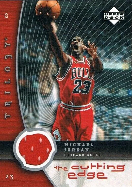 2005-06 Upper Deck Trilogy Michael Jordan The Cutting Edge #CE-MJ card image