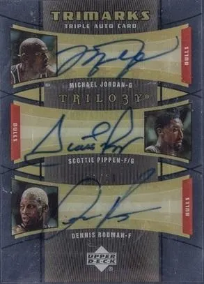 2005-06 Upper Deck Trilogy Michael Jordan TriMarks #TM-JPR card image