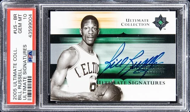 2005-06 Upper Deck Ultimate Collection Bill Russell Ultimate Signatures #US-BR card image