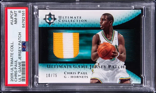 2005-06 Upper Deck Ultimate Collection Chris Paul Game Jersey Patch #UJPCP card image