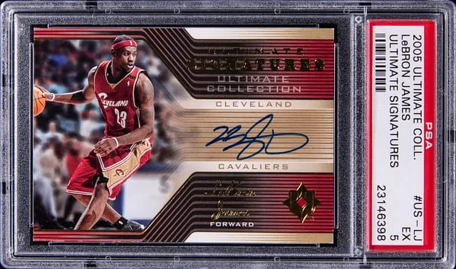 2005-06 Upper Deck Ultimate Collection LeBron James Ultimate Signatures #US-LJ card image