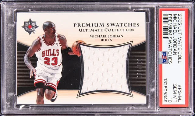 2005-06 Upper Deck Ultimate Collection Michael Jordan Game-Used Premium Swatches #PS-MJ card image