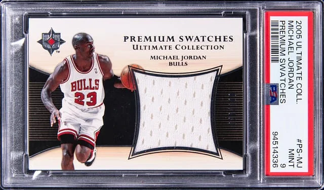 2005-06 Upper Deck Ultimate Collection Michael Jordan Premium Swatches #PS-MJ card image