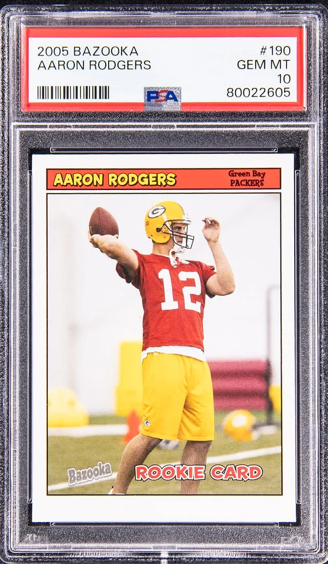 2005 Bazooka Aaron Rodgers #190 card image