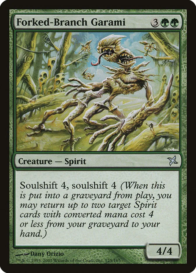 2005 Betrayers of Kamigawa Forked-Branch Garami uncommon #125 unlisted card image