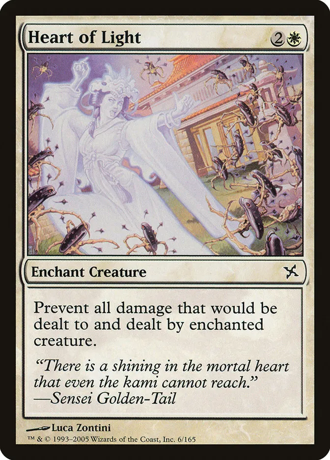 2005 Betrayers of Kamigawa Heart of Light common #6 unlisted card image