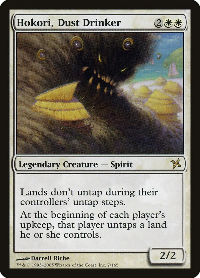 2005 Betrayers of Kamigawa Hokori, Dust Drinker rare #7 unlisted card image