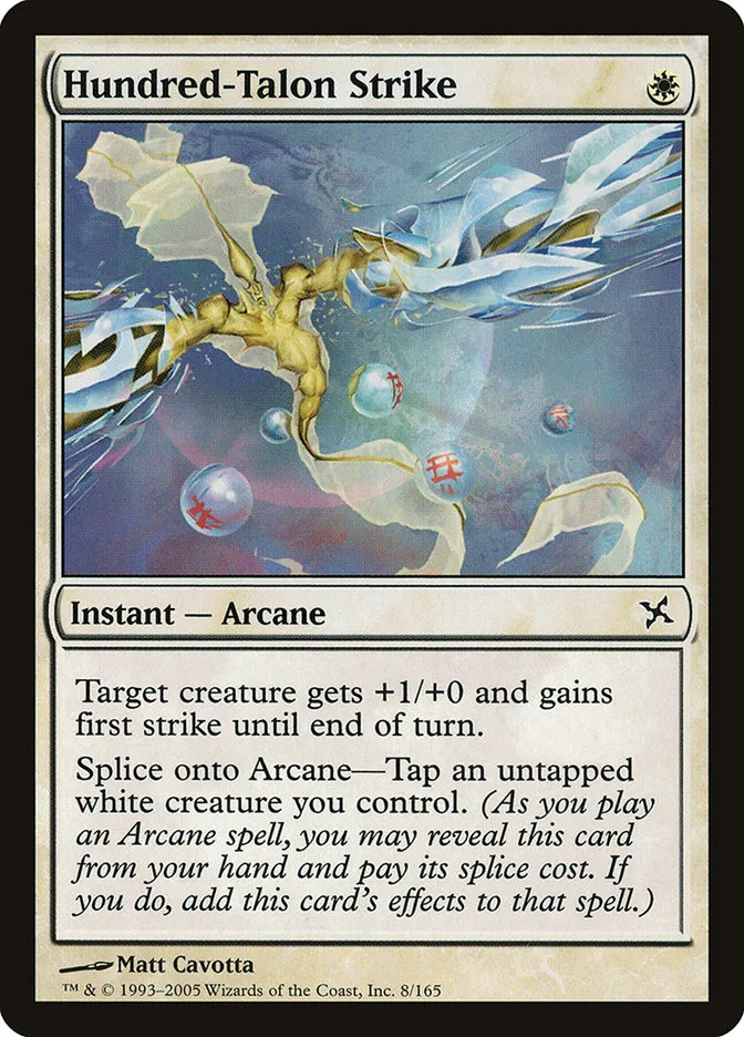 2005 Betrayers of Kamigawa Hundred-Talon Strike common #8 unlisted card image