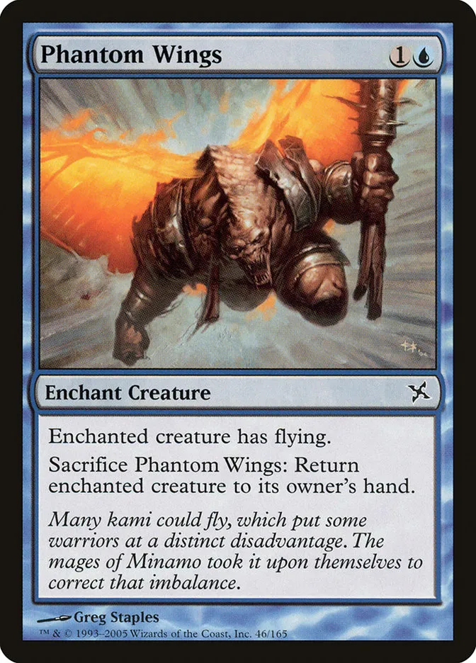 2005 Betrayers of Kamigawa Phantom Wings common #46 unlisted card image