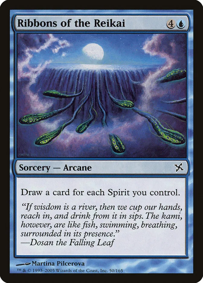 2005 Betrayers of Kamigawa Ribbons of the Reikai common #50 unlisted card image
