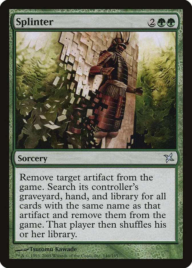 2005 Betrayers of Kamigawa Splinter uncommon #146 unlisted card image