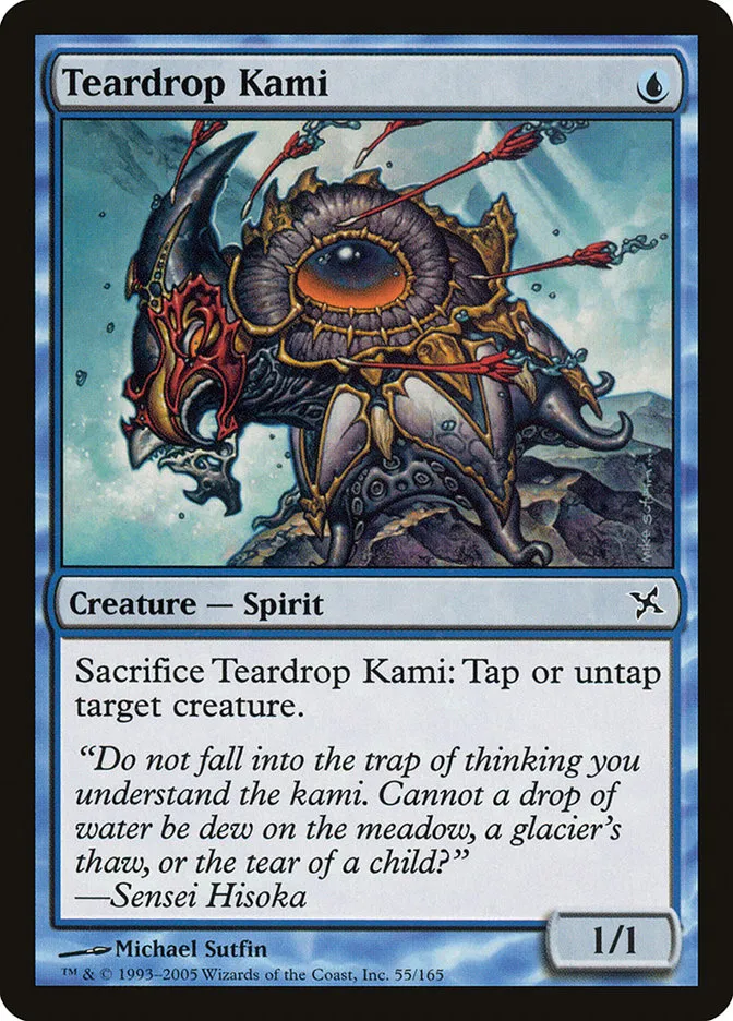 2005 Betrayers of Kamigawa Teardrop Kami common #55 unlisted card image