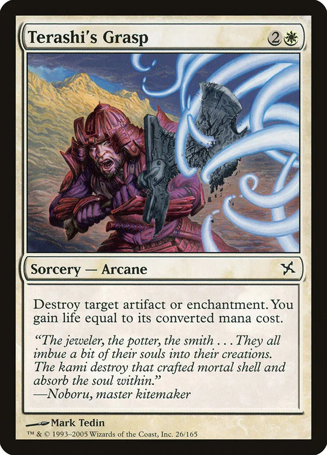 2005 Betrayers of Kamigawa Terashi's Grasp common #26 unlisted card image