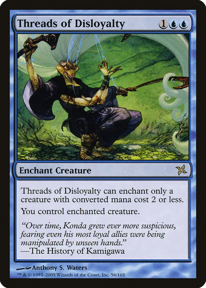2005 Betrayers of Kamigawa Threads of Disloyalty rare #56 unlisted card image