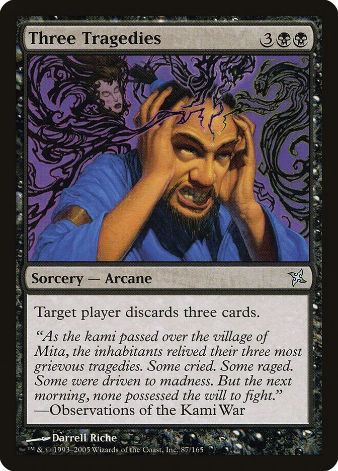 2005 Betrayers of Kamigawa Three Tragedies uncommon #87 unlisted card image