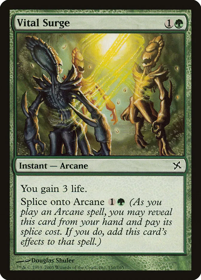 2005 Betrayers of Kamigawa Vital Surge common #150 unlisted card image