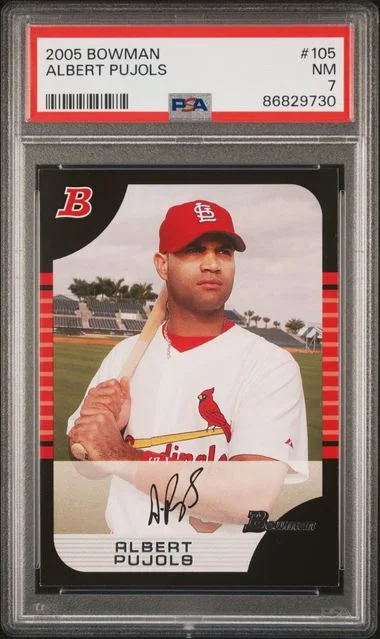 2005 Bowman Albert Pujols #105 card image