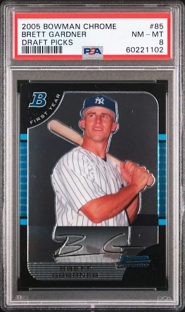 2005 Bowman Chrome Draft Brett Gardner Picks #85 card image